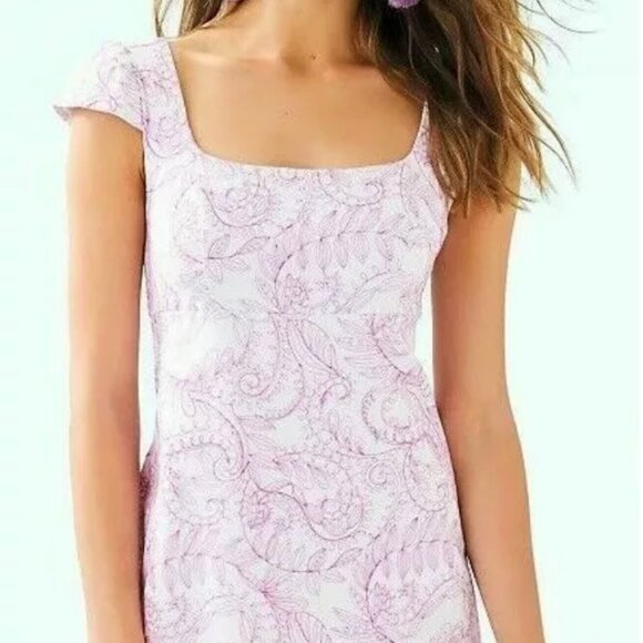 NWT Lilly Pulitzer Laurent Dress Purple Quartz Size 0 - Picture 1 of 7